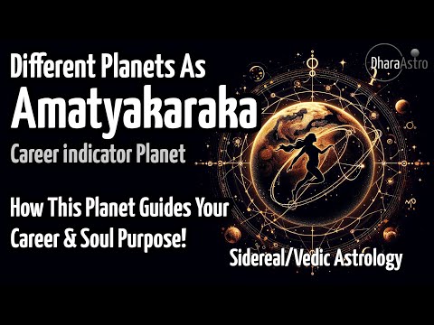 Amatyakaraka in Vedic Astrology | Different planets as Amatyakaraka | Career Significator #astrology