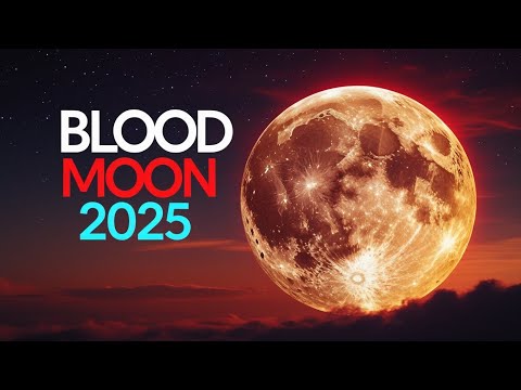 BLOOD MOON 2025:CELESTIAL SPECTACLE UNVEILED #bloodmoon #moon #space #video