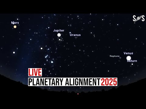 Live : Planetary Alignment 2025 Dont miss the once in a lifetime event