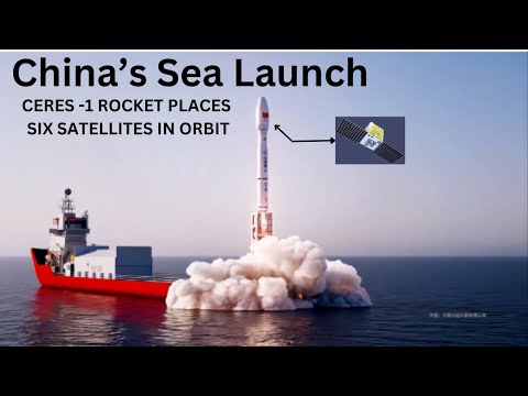 “Breakthrough: China’s Ceres-1 Sea Launch Success Puts Six Satellites in Orbit!”