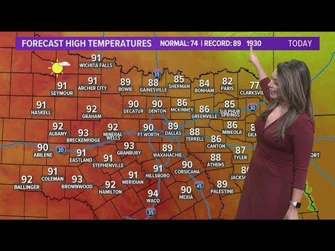 DFW weather: We could hit a heat record Tuesday