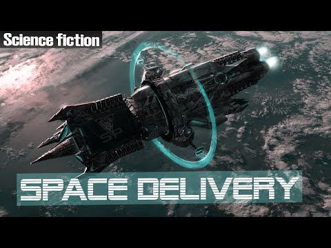 SPACE Delivery. Science fiction. A scary Story in the Fantasy genre