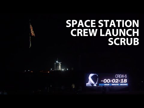 Replay: SpaceX and NASA scrub launch of new crew to the space station