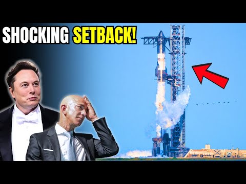 UNEXPECTED!! Blue Origin HUMILIATED as New Glenn Stands Silent While SpaceX&#039;s 7th Starship SOARS!