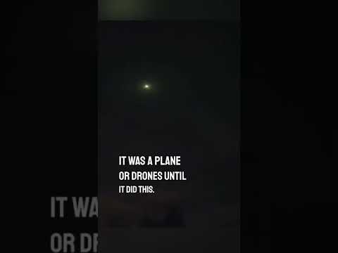 They filmed UFOs in the sky 😱