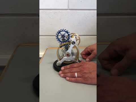 This is how a mechanical watch works