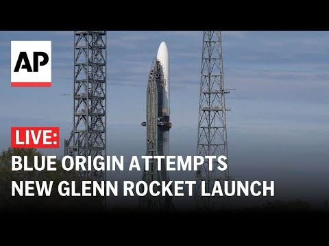 LIVE: Blue Origin attempts first launch of its New Glenn rocket (scrubbed)