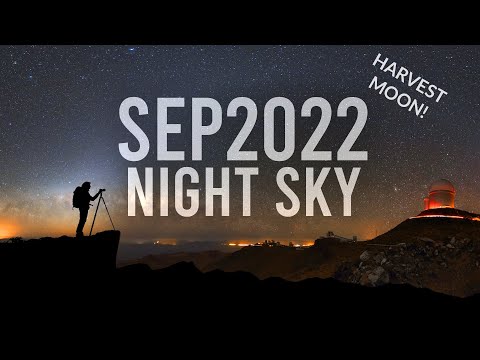 What&#039;s in the Night Sky September 2022 #WITNS | Harvest Moon | Zodiacal Light