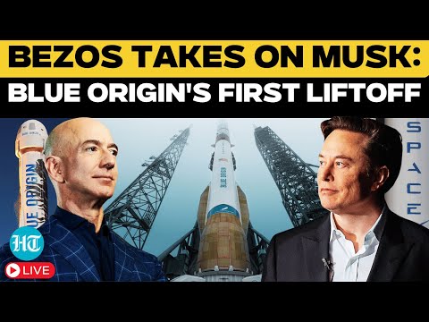 Blue Origin&#039;s New Glenn Launch LIVE | Bezos vs. Musk: Space Race Intensifies | Blue Origin vs SpaceX