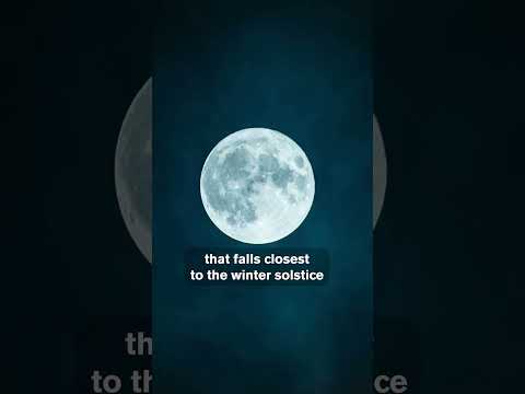 Cold Moon Returns: Full Moon Fun Facts