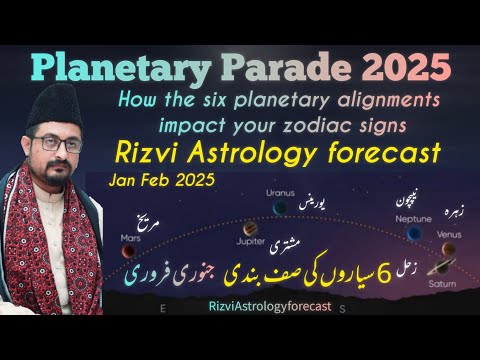 Planetary Parade 2025 How Impact Your Zodiac Signs | Tips &amp; Remedies Jan Feb 2025 | Rizvi Astrology