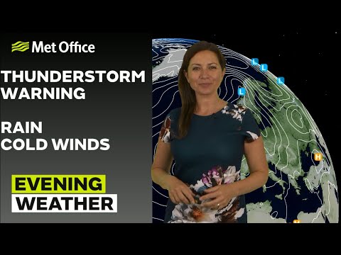 08/10/24 – Thundery showers for some – Evening Weather Forecast UK – Met Office Weather