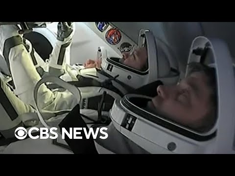 Crew of SpaceX Dragon capsule taken to medical facility after return to Earth