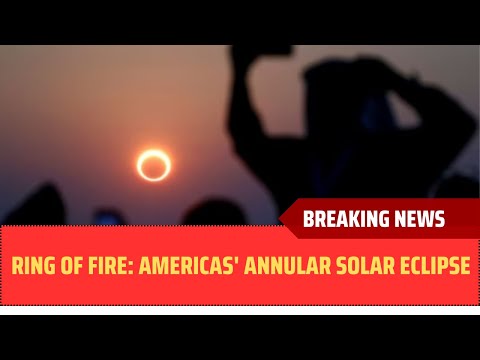 Celestial Beauty Unveiled: Annular Solar Eclipse Graces the Americas